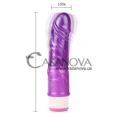 Основное фото Вибратор Stud Rod-Purple фиолетовый 17,5 см
