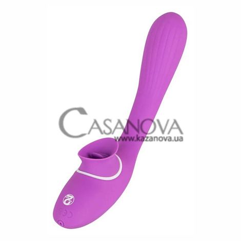 Основное фото Клиторально-вагинальный вибратор 2 Function Bendable Vibe пурпурный 22,3 см