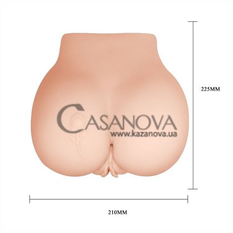 Основное фото Искусственная вагина и анус Crazy Bull Realistic Vagina Masturbator Vibrating Flesh телесная