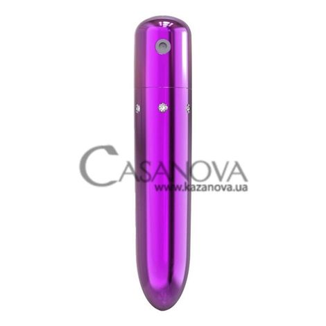 Основне фото Віброкуля PowerBullet Pretty Point Rechargeable фіолетова 10 см