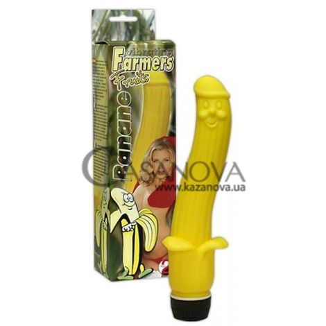 Основное фото Вибратор Farmers Fruits Banane жёлтый 22 см