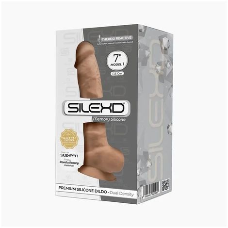 Основне фото Фалоімітатор на присосці Silexd Johnny Model 1 карамель 17,5 см