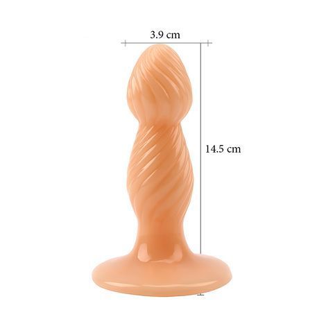 Основное фото Анальная пробка на присоске Chisa Novelties Large Wave Probe RDNI-291336 телесная 14,5 см
