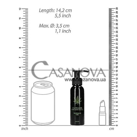 Основне фото Масажна олія з насінням коноплі Cannabis With Hemp Seed Oil Massage Oil 100 мл