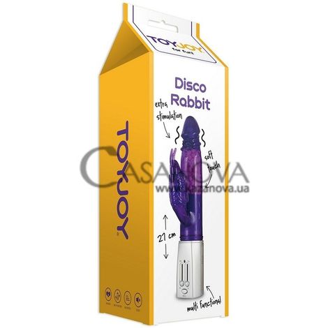 Основне фото Rabbit-вібратор Disco Rabbit фіолетовий 24,5 см