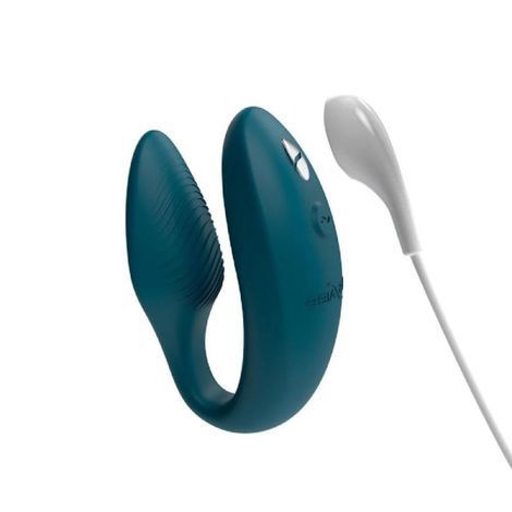 Основное фото Смарт-вибратор для пар We-Vibe Sync 2 зелёный 7,5 см