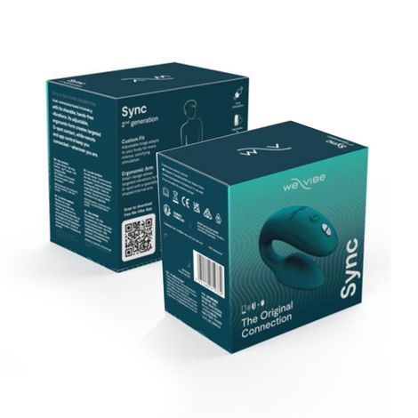 Основное фото Смарт-вибратор для пар We-Vibe Sync 2 зелёный 7,5 см
