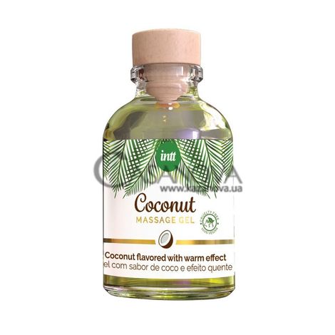 Основне фото Зігріваючий масажний інтимний гель Intt Coconut Vegan кокос 30 мл