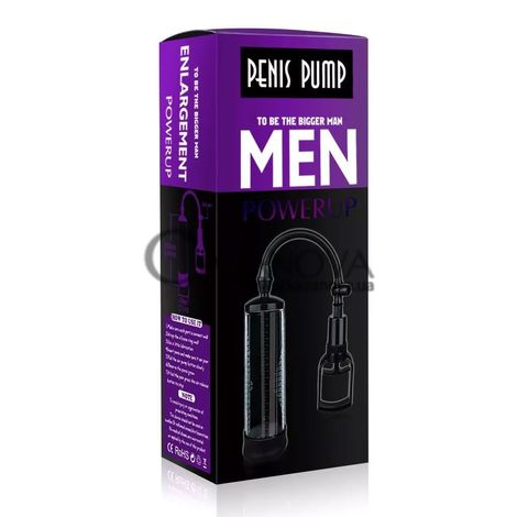 Основное фото Вакуумная помпа Penis Pump Men Powerup чёрная