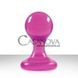 Дополнительное фото Анальная пробка на присоске Luna Balls Medium розовая 8,2 см