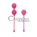 Додаткове фото Набір вагінальних кульок California Exotic Novelties Kegel Training 2 Piece Set рожевий