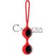 Додаткове фото Вагінальні кульки Adam&Eve Scarlet Couture чорно-червоні