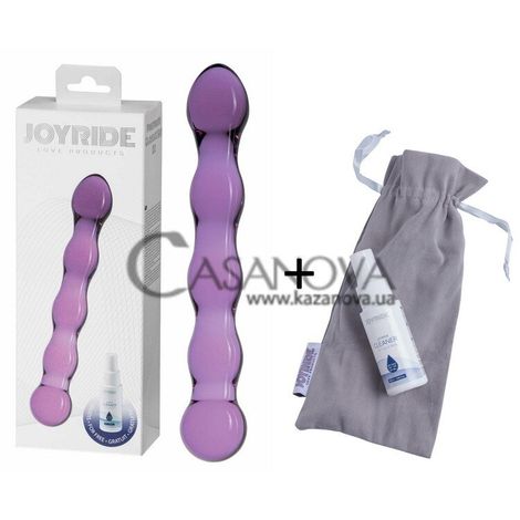 Основное фото Двухсторонний фаллоимитатор Joyride Love Products Premium GlassiX Set 02 фиолетовый 20,8 см