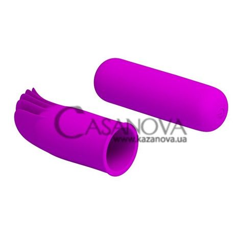 Основне фото Кліторальний вібратор Pretty Love Tongue Gemma фіолетовий 8,8 см