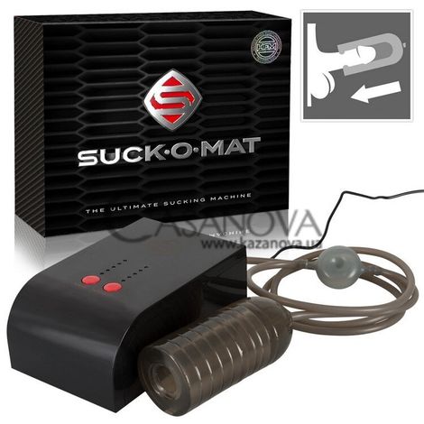 Основне фото Оральний мастурбатор із вібрацією Suck-O-Mat чорний