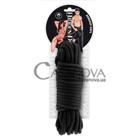 Основное фото Верёвка для бондажа Hidden Desire Bondage Rope чёрная 10 м
