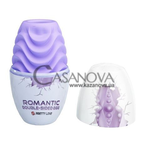 Основное фото Мастурбатор-яйцо Pretty Love Romantic Double-Sided Egg фиолетовый