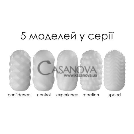 Основне фото Набір із 5 мастурбаторів-яєць Svakom Speed Hedy X напівпрозорий