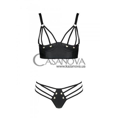 Основное фото Комплект белья Passion Malwia Bikini женский чёрный