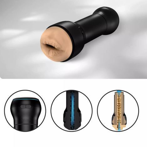 Основне фото Мастурбатор-ротик Kiiroo Feel Stroker Mouth + PowerBlow тілесний