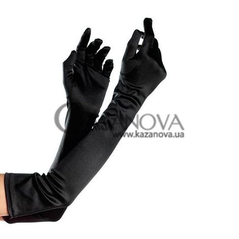 Основное фото Перчатки Baci Satin Opera Glove чёрные
