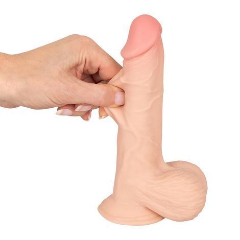 Основне фото Реалістичний фалоімітатор з рухомою крайньою плоттю You2Toys Nature Skin Dildo With Movable Skin тілесний 18,7 см