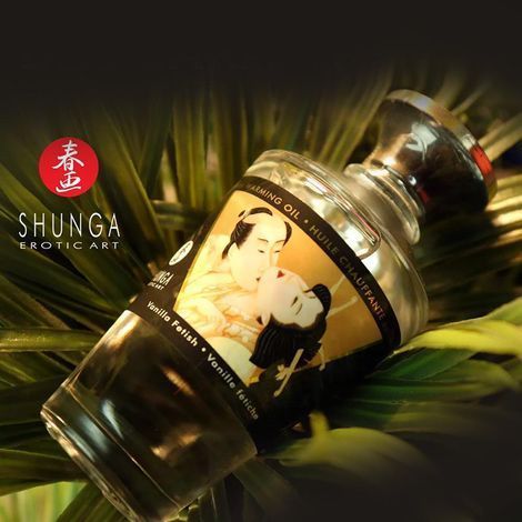 Основне фото Їстівна зігрівальна олія "Ваніль" Shunga Warming Oil Huile Chauffante Vanilla Fetish 100 мл