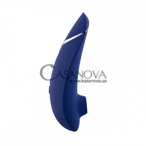 Основне фото Вакуумний кліторальний стимулятор Womanizer Premium 2 темно-синій 15,5 см