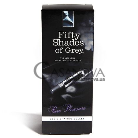Основне фото Віброкуля Fifty Shades of Grey Pure Pleasure срібляста 11,4 см