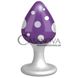Дополнительное фото Полая керамическая пробка Ceramix No. 1 бело-фиолетовая 9 см
