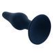 Додаткове фото Анальна пробка на присосці Boss Silicone Black Plug M чорна 11 см