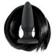 Дополнительное фото Анальная пробка Filly Tails с чёрным хвостом 48,5 см