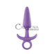 Дополнительное фото Анальная пробка Firefly Prince Small Purple фиолетовая 7,5 см