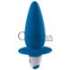 Дополнительное фото Анальная вибропробка My Favorite Vibrating Analplug голубая 11 см