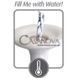 Дополнительное фото Полая керамическая пробка Ceramix No. 1 бело-фиолетовая 9 см