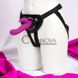 Дополнительное фото Страпон-кролик с вибрацией Rechargeable Vibrating Strap-On Harness Set фиолетовый 17,8 см
