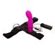 Дополнительное фото Страпон женский с вибрацией Lybaile Ultra Harness Sensual Comfort Strap-On BW-022041 розовый 15,5 см