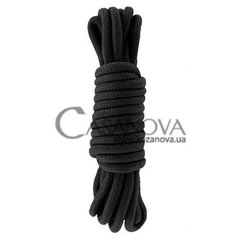 Основне фото Мотузка для бондажа Bondage Rope чорна 5 м