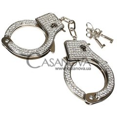 Основное фото Наручники Diamond Handcuffs со стразами серебристые