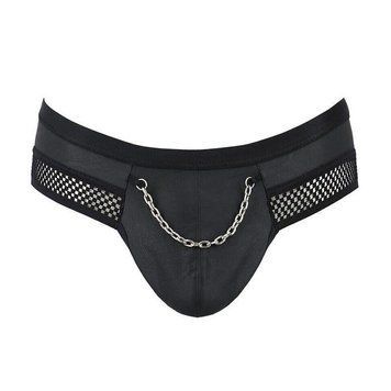 Основное фото Трусы мужские Passion Slip Open Tom XXL/XXXL чёрные