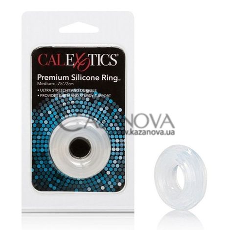 Основное фото Эрекционное кольцо Premium Silicone Ring прозрачное