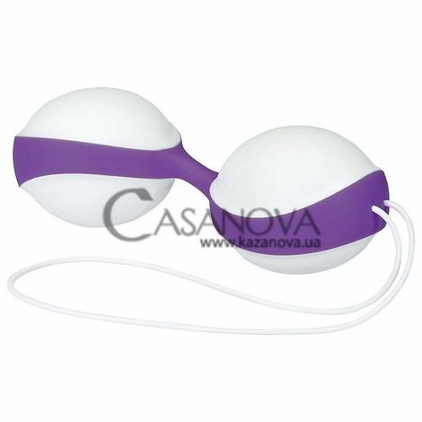 Основне фото Вагінальні кульки GymBalls Duo біло-фіолетові