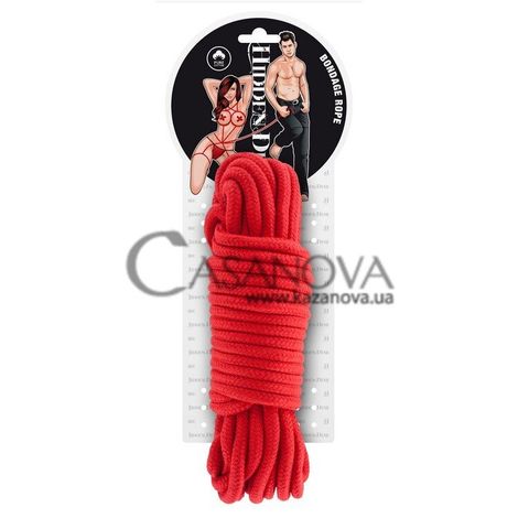 Основне фото Мотузка для бондажу Hidden Desire Bondage Rope червона 10 м