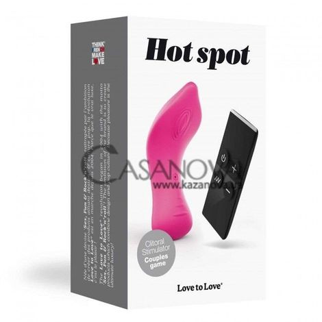 Основне фото Кліторальний вібратор Love To Love Hot Spot рожевий 10 см