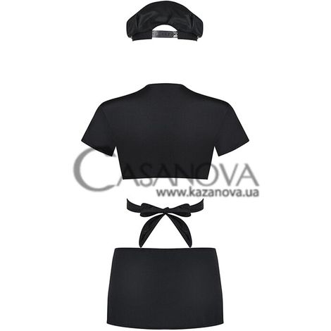 Основное фото Костюм полицейской Obsessive Police Uniform чёрный