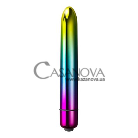 Основне фото Вібратор Rocks-Off RO-140mm Prism Rainbow різнокольоровий 14 см