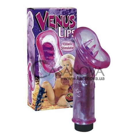 Основне фото Кліторальний вібростимулятор Venus Lips фіолетовий