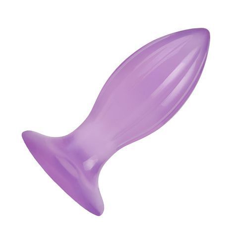 Основное фото Анальная пробка на присоске Chisa Novelties Hi-Rubber Butt Plug 4,8 inch 306517 фиолетовая 12,3 см