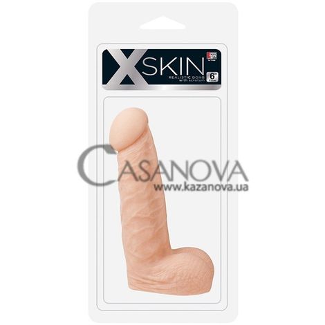 Основне фото Фалоімітатор XSkin Realistic Dong тілесний 15 см
