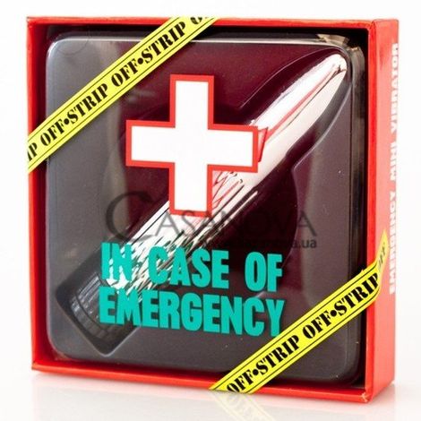 Основне фото Класичний вібратор In Case of Emergency сріблястий 13,5 см